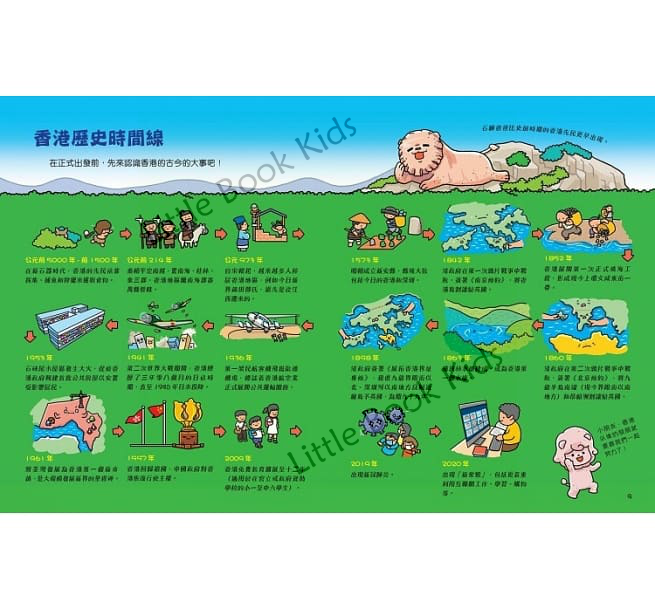 石獅安安香港小百科趣味圖鑑