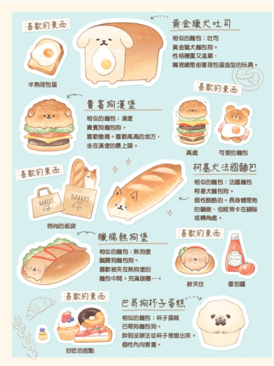 麵包狗：蓬蓬鬆鬆的小狗狗綜合包